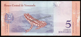 Venezuela 5 Bolívares - 2018 UNC Banknote N#208164