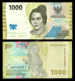 Indonesia 1000 Rupiah 2022 UNC Currency Note N#338501