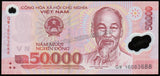 Vietnam 50000 Dong 2012 UNC Poylmer Currency Note #CN94