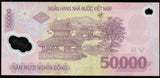 Vietnam 50000 Dong 2012 UNC Poylmer Currency Note #CN94