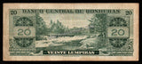 Honduras 20 Lempiras 1969 Fine Banknote - Extremely Rare #UCN952