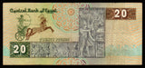 Egypt 20 Pounds 1994-1998 Without Omron rings Fine Banknote #UCN956