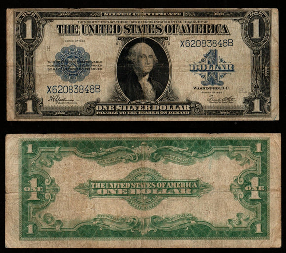 USA United States of America 1 Dollar 1923 Fair Rare Banknote #UCN964