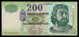 Hungary 200 Forint 1998 XF+ Banknote #UCN965