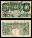 England 1 Pound 1949-1955 Fine Banknote #UCN971