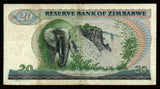 Zimbabwe 20 Dollars 1983 Fine Banknote #UCN976