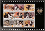 2013 INDIA 100 Years of Indian Cinema-2/6 Sheetlet