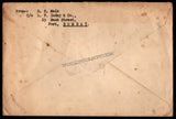 1950 INDIA Republic of India Inauguration - 3 1/2 Anna Quill, Ink-Well & Verse FDC