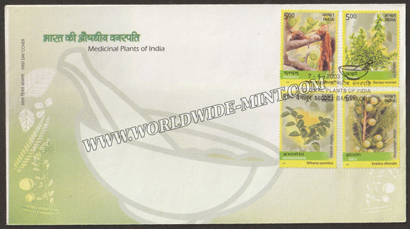 2003 Medicinal Plants 4v FDC