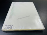 8.5 X 12 inch - 500g (Approx 80 pcs) - For Sheetlet, A4 Size - BOPP Sleeves Imported Taiwan / Thailand