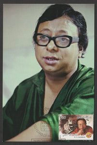 2013 100 Years of Indian Cinema - R D Burman Private Maxim Card #MC276
