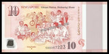 Singapore 10 Dollars - 2015 "50 Years of Nation Building, Vibrant Nation Endearing Home" Commemorative Issue - Polymer UNC Bank Note #CN1170