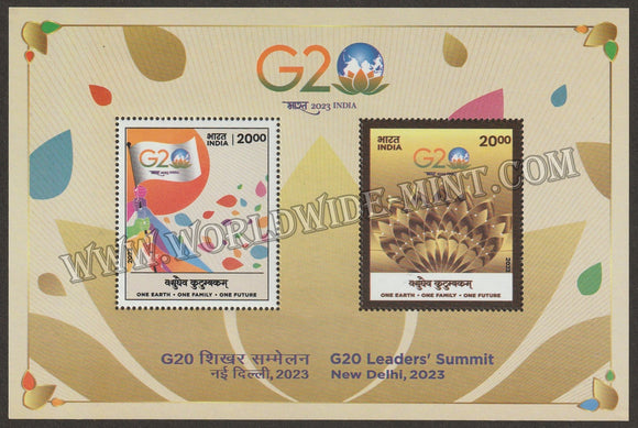 2023 INDIA G20 Leaders' Summit, New Delhi 2023 Miniature Sheet