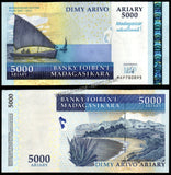 Madagascar 5000 Ariary - 2008 P# 94 UNC Banknote N#203321