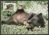 1989 Pakistan Himalayan Black Bear Set of 4  WWF Official Maxim card #FE261