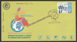 2017 International Day of Persons With Disabilities Special Cover #SPL-524