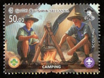 2024 Sri Lanka Scouting - Camping Stamp #SL2076