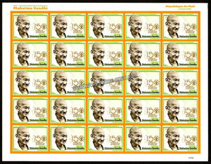 2020 Mali Mahatma Gandhi 1v 2000 CFA Imperf Sheet #Gan493