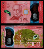 Costa Rica 1000 Colones 2019  Polymer UNC Banknote N#308516