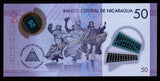 Nicaragua 50 Cordoba's 2015 Polymer UNC Banknote N#208467