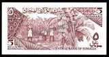 Somalia 5 Shillings 1987 UNC Banknote N#210261