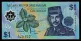 Brunei 1 Ringgit 1996 Polymer UNC Banknote N#203434
