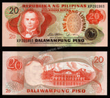 Philippines 20 Pesos 1978 P-162c UNC Banknote N#207725