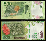 Argentina 500 Pesos 2020-2022 UNC Bank Note N#206624