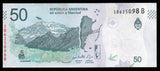 Argentina 50 Pesos 2018-2020 UNC Bank Note N#206693