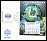 2017 INDIA Splendours of India - Happy New Year Miniature Sheet FDC with Label