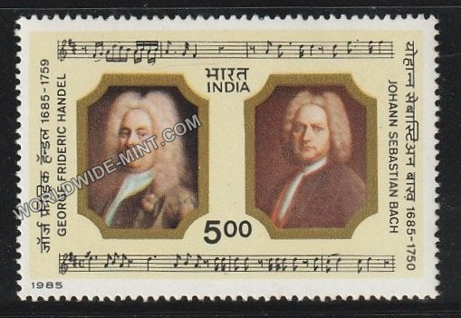 1985 George Frideric Handel & Johann Sebastian Bach  MNH