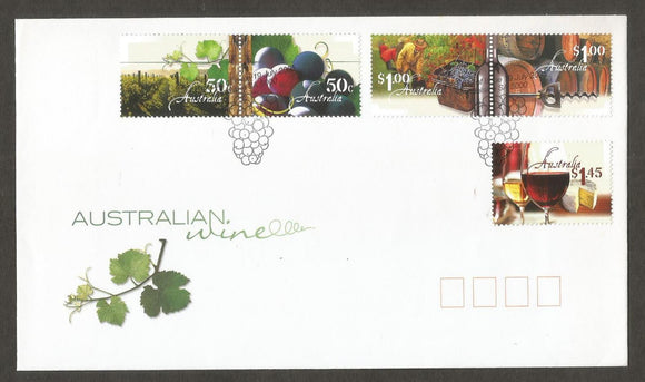 2005 Australia Wine FDC #FB105