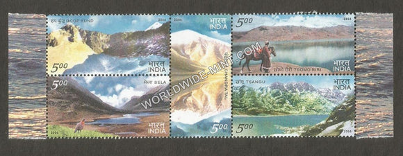 2006 Himalayan Lakes setenant MNH
