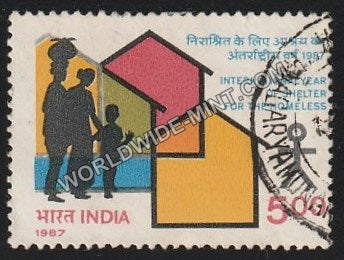 1987 International Year of Shelter for the Homeless Used Stamp
