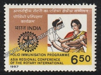 1987 Asia Regional Conf. of the Rotary Int. Polio Immunisation Programme MNH