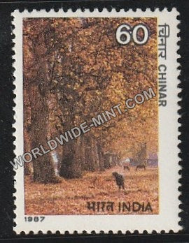 1987 Indian Trees-Chinar MNH