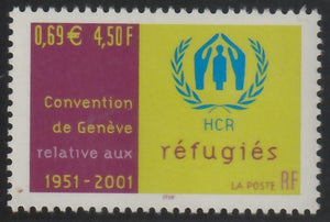 France 2001 The 50th Anniversary of the United Nations High Commissioner for Refugees #FR110