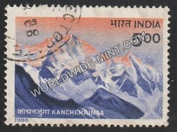 1988 Himalayan Peaks-Kanchenjunga Used Stamp