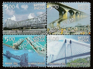 2007 Landmark Bridges Block setenant MNH