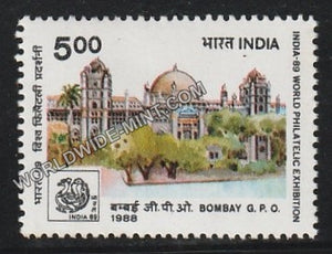 1988 India-89-Bombay GPO MNH
