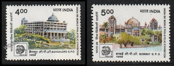 1988 India-89-Set of 2 MNH