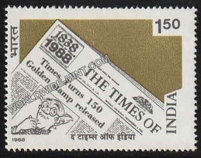 1988 The Times of India MNH