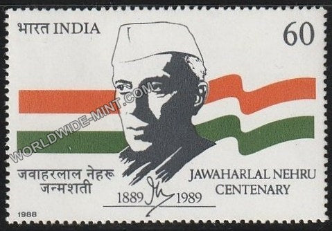1988 Jawaharlal Nehru Centenary-60 Paise MNH