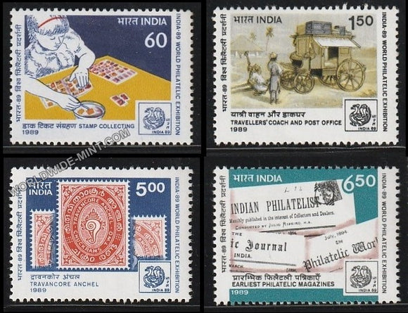 1989 India 89-Set of 4 MNH