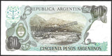 ARGENTINA 50 PESO - 1985 UNC BANK NOTE N#203787 #CN118