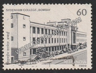 1989 Sydenham College, Bombay Used Stamp