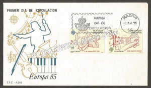 1985 Spain Antonio de Cabezón, Spanish National Youth Orchestra Music FDC #FA122