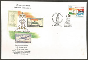 World Philatelic Exhibition 1997 - Post Office & Philately Day Special Cover #DL124
