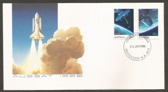 1986 Australia Aussat Space FDC #FB126