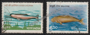 1991 Endangered Marine Mammals-Set of 2 Used Stamp